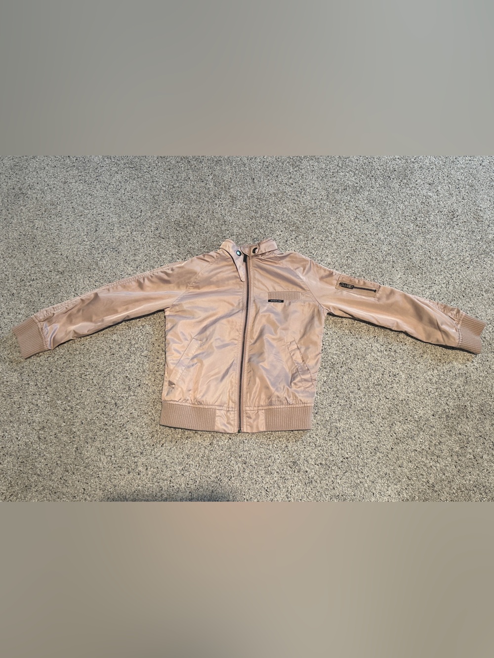 Girls Members Only light pink jacket